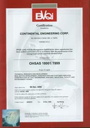 2006 CEC receives OHSAS 18001 : 1999 certification.